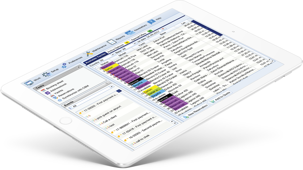 iPad-Booking-Manager