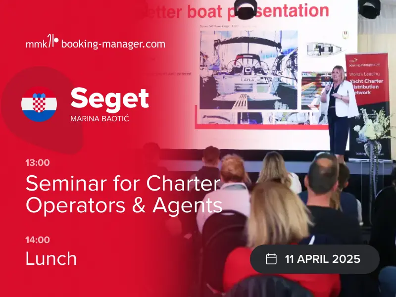 Booking Manager Seminar in Seget